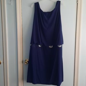 Women's blue dress, size 22w
